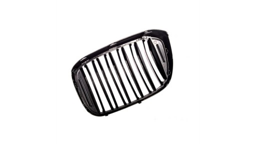 Спортивна решітка подвійні ребра Gloss Black BMW X3 G01 F97 X4 G02 F98 перед