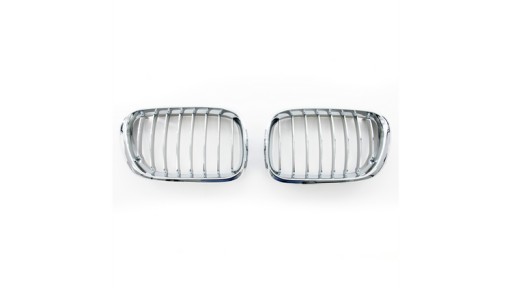 Спортивна решітка одинарні Ребра всі хромовані BMW X5 E53 до рестайлінгу 1999-2