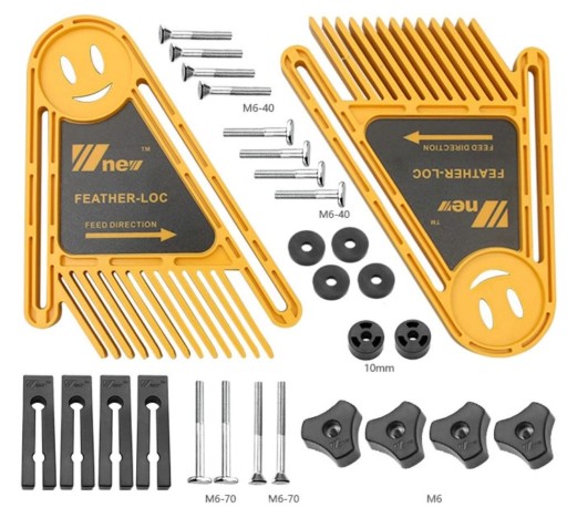 Подвійна теслярська притискна гребінець