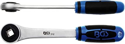 Наскрізна тріскачка | Квадратне гніздо 12,5 мм (1/2 дюйма).