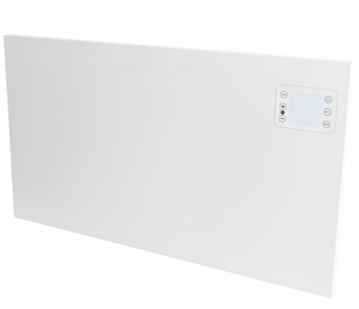 Электрический настенный обогреватель, белый, 1200Вт, термостат