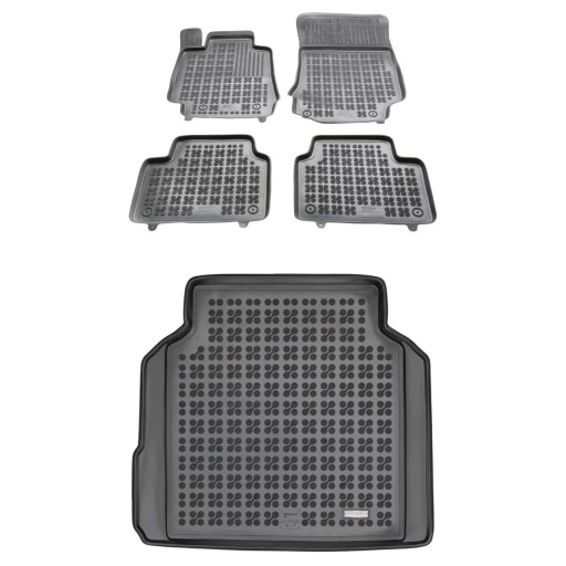 Резиновий комплект килимків і ковриків Alfa Romeo Giulia с 2016 4x2 RWD