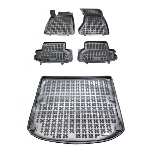 Комплект резиновых ковриков и коврика для Audi A5 II 2016 Coupe