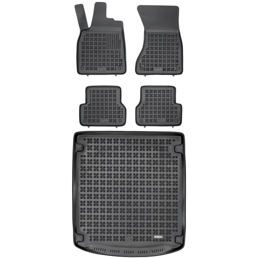 Комплект резиновых ковриков и коврика Audi A6 IV C7 2011-2018 Версия Estate Avant