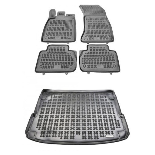 Резиновые коврики и комплект ковриков для Audi Q5 II 2017 г.в.