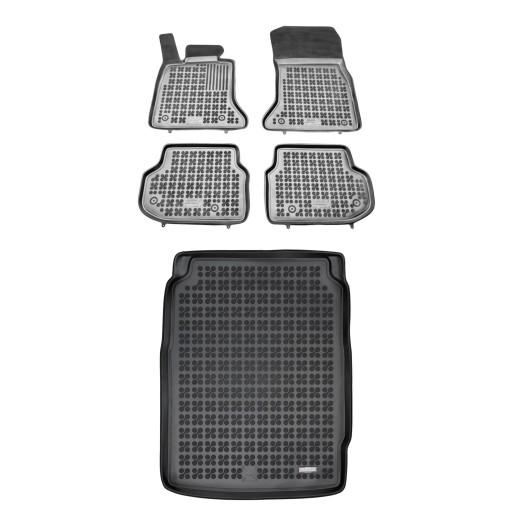 Комплект резиновых ковриков и коврика BMW 5 F10 2010-2013 Седан до рестайлинга