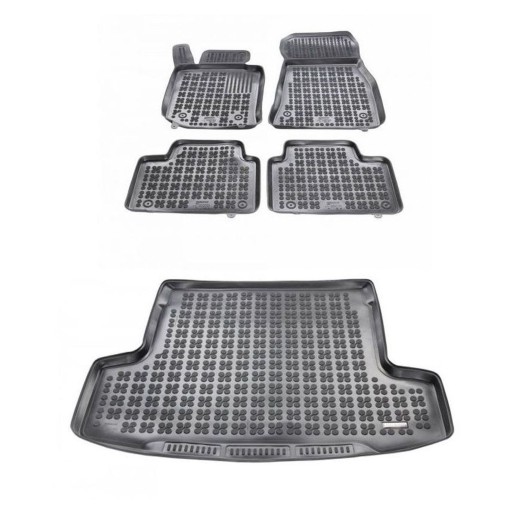 Резиновые коврики и комплект ковриков для BMW 3 серии G21 универсала Touring 2019 г.