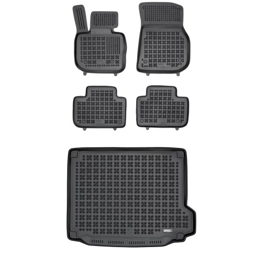 Гумовий комплект килимків і коврик для BMW X3 G01 від 2017 Hybrid