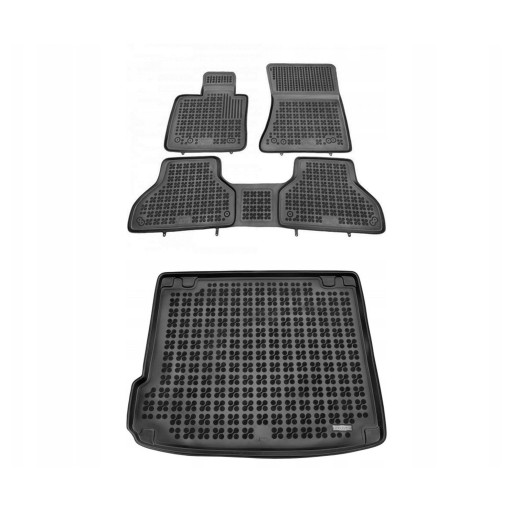 Гумовий комплект килимків і коврик для BMW X6 E71 2008-2014