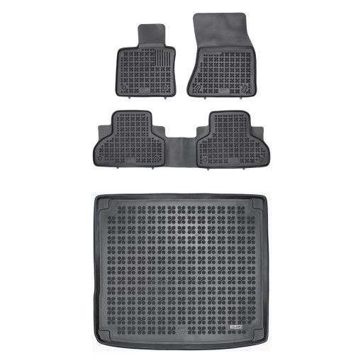 Гумовий комплект килимків і коврик для BMW X6 F16 2014-2019