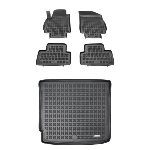 Гумовий комплект килимків і коврик для Шевроле Орландо 2010-2018
