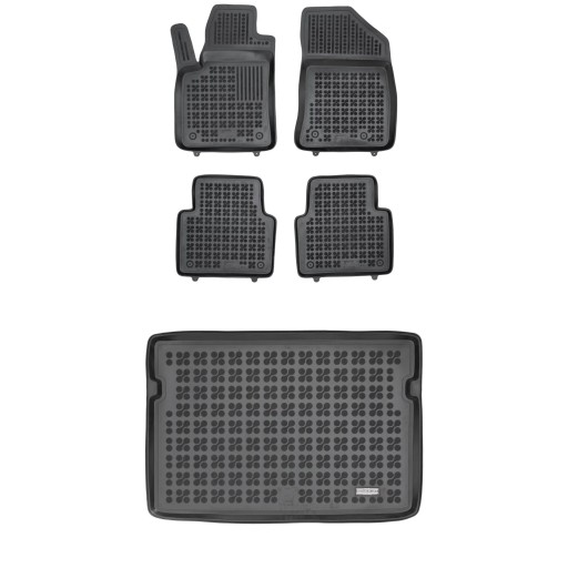 Комплект гумових килимків і килимок Citroen C3 Aircross II з 2017 верхня підлога