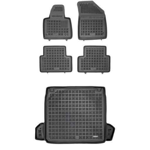 Гумовий комплект килимків і коврик для Citroen C5 II 2008-2017 Sedan