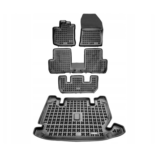 Резиновий комплект килимків і мат Dacia Lodgy I 2012-2017 7-місний