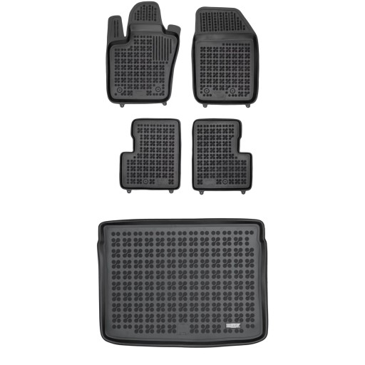 Гумовий комплект килимків і мат Fiat 500X 2014-2023