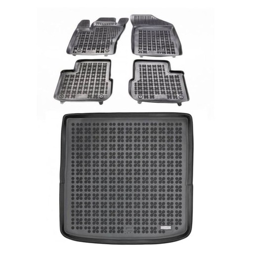 Гумовий комплект килимків і килимка для Fiat Tipo від 2016 Хетчбек Комбі