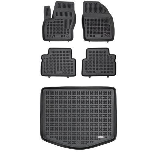 Комплект резиновых ковриков и ковриков для Ford C-Max I 2003-2010 гг.