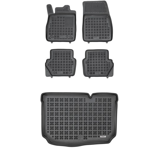 Резиновий комплект килимків і ковриків Ford Fiesta VII 2017-2023 2-місний