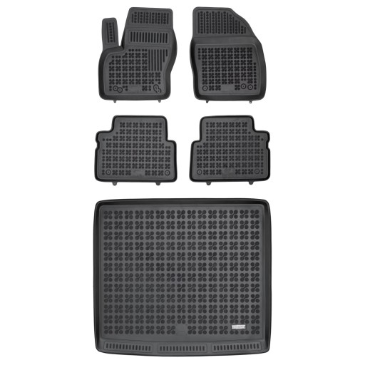 Комплект резиновых ковриков и ковриков для Ford Grand C-Max 2010-2019 гг.