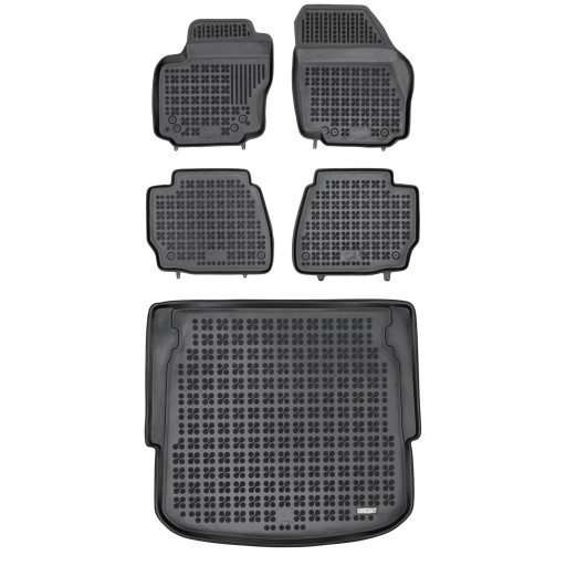 Гумовий комплект килимків і ковриків для Ford Mondeo IV 2007-2014 Хетчбек