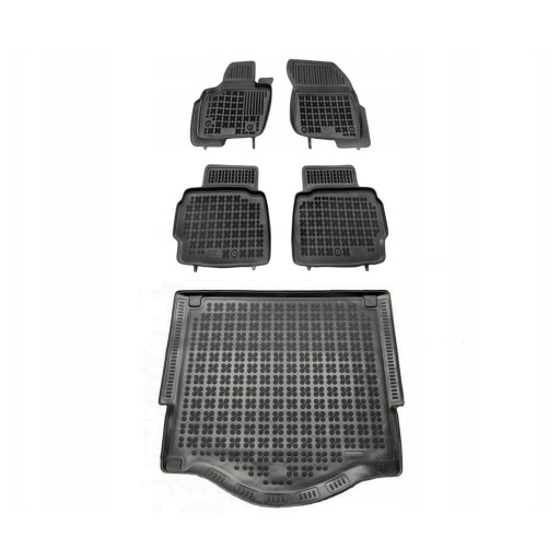 Комплект резиновых ковриков и ковриков для Ford Mondeo V 2014-2021 универсал
