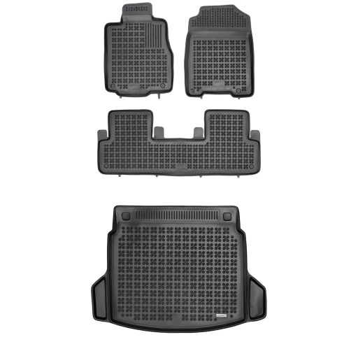 Комплект резиновых ковриков и коврика для Honda CR-V IV 2012-2018 гг.