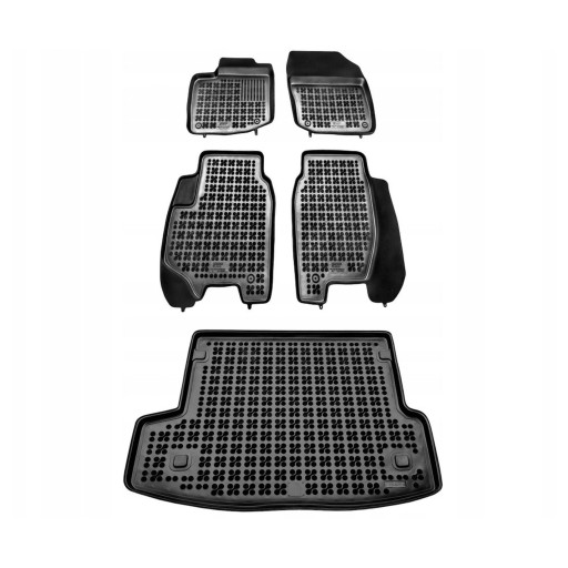 Комплект резиновых ковриков и коврика для Honda Civic IX 2013-2017 Estate