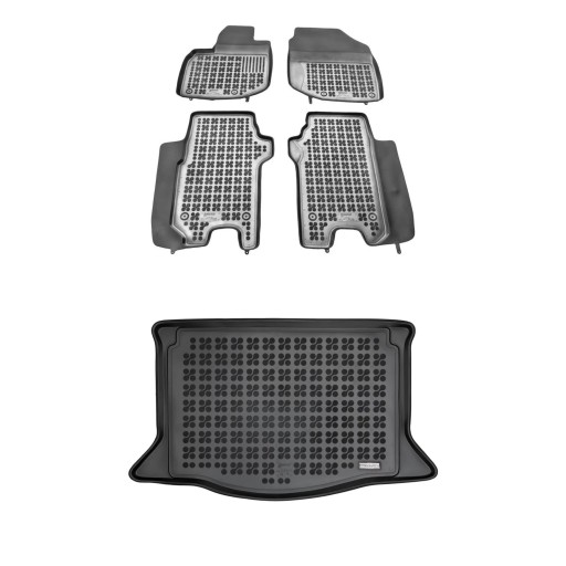 Гумовий комплект килимків і килимок для Honda Jazz III GE 2008-2015