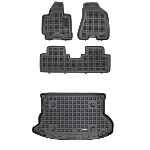 Гумовий комплект килимків і коврик для Hyundai Tucson I 2004-2009
