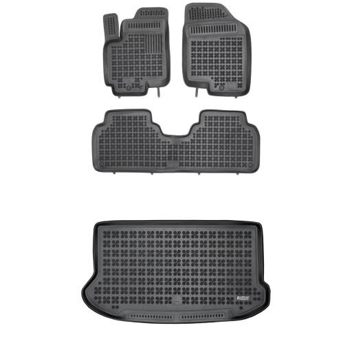 Комплект гумових килимків і килимка Hyundai ix20 2010-2018 верх багажника