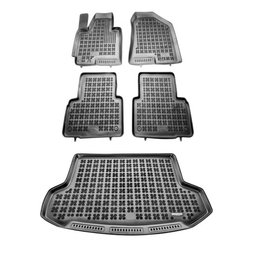 Комплект гумових килимків і килимок Hyundai ix35 2010-2015