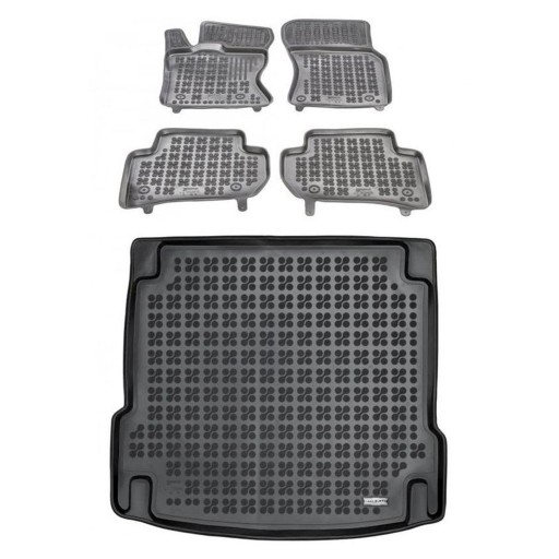 Резиновий комплект килимків і килимка Jaguar F-Pace 2016 р.в., 5дв.