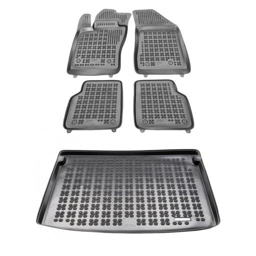 Комплект гумових килимків і килимка Jeep COMPASS II MP/552 2017-2021 верхня підлога