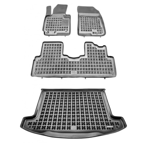 Резиновий комплект килимків і ковриків Kia Carens IV 2013-2018 5 міс.