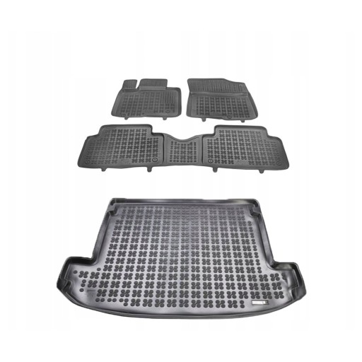 Резиновий комплект ковриків і ковриків Kia Sorento IV с 2020 р. 7 міс.