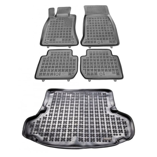 Резиновий комплект килимків і ковриків для Kia Stinger 2017-2022 рр