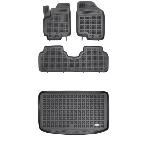 Комплект гумових килимків і килимка Кіа Венга 2009-2017 рр. в багажник верхній