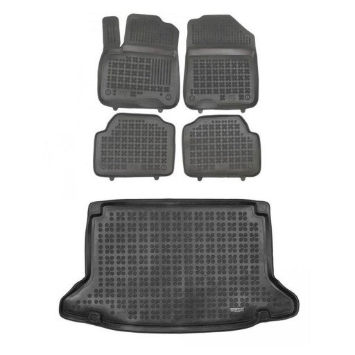 Резиновий комплект килимків і килимка Kia e-Niro I 2019-2022 електрична версія