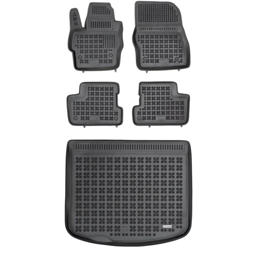 Резиновий комплект килимків і ковриків для Mazda 3 I 2003-2009 Хэтчбек