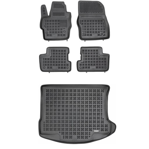 Резиновий комплект килимків і ковриків для Mazda 3 II 2009-2013 Sedan