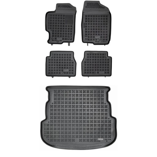 Комплект резиновых ковриков и ковриков для Mazda 6 II 2008-2012 гг. Универсал