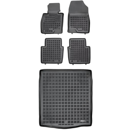 Комплект резиновых ковриков и коврика для Mazda 6 III 2012-2023 Седан