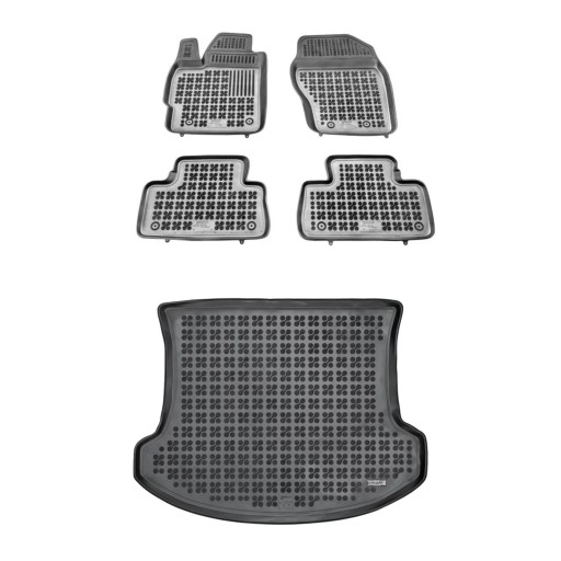 Комплект гумових килимків і ковриків для Mazda CX-7 2009-2012