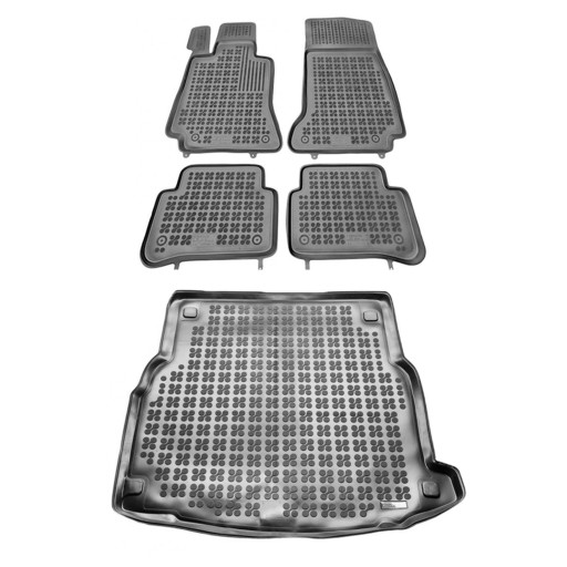 Гумовий комплект килимків і килимка для Mercedes E-Class W213 від 2016 Седан