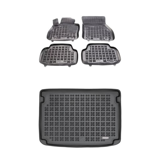 Резиновий комплект килимків і коврик для Mini Clubman II F54 з 2015 р., верхній багажник