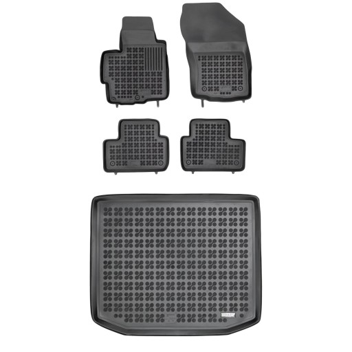 Комплект резиновых ковриков и ковриков для Mitsubishi ASX I 2010-2022 гг.