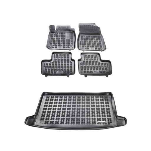 Комплект гумових килимків і коврик для Nissan Juke II з 2019 р. в багажник верхній