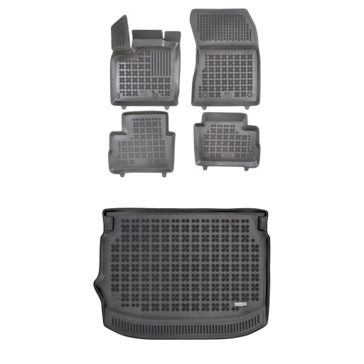 Резиновий комплект ковриків і ковриків для Nissan Qashqai III 2021р