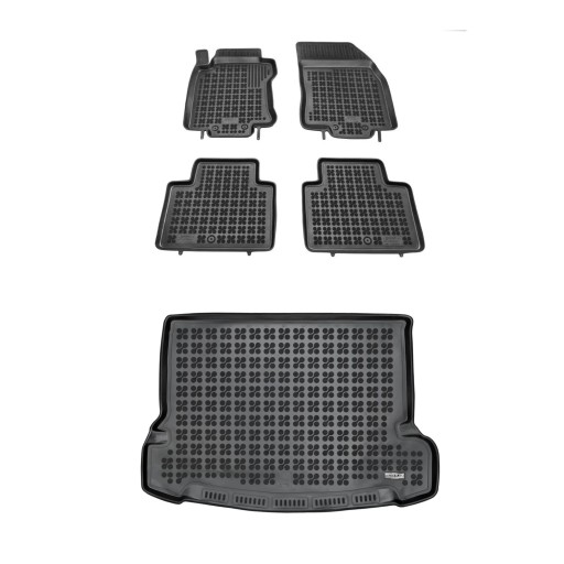 Резиновий комплект килимків і ковриків Nissan X-Trail III T32 2013-2017 7-місний