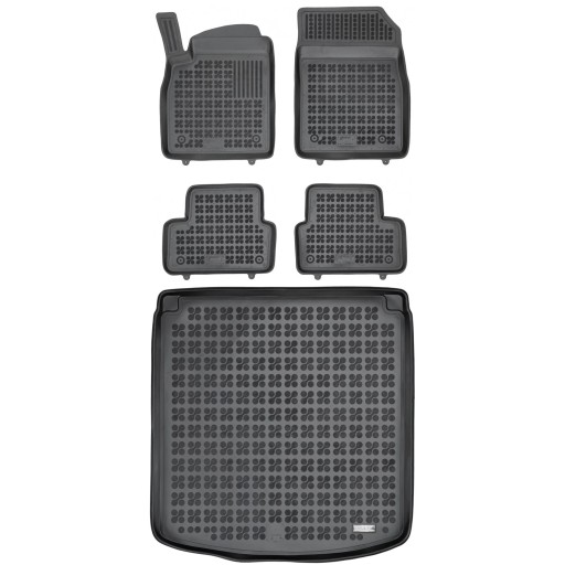 Комплект резиновых ковриков и ковриков Opel Astra IV J 2012-2020 Седан